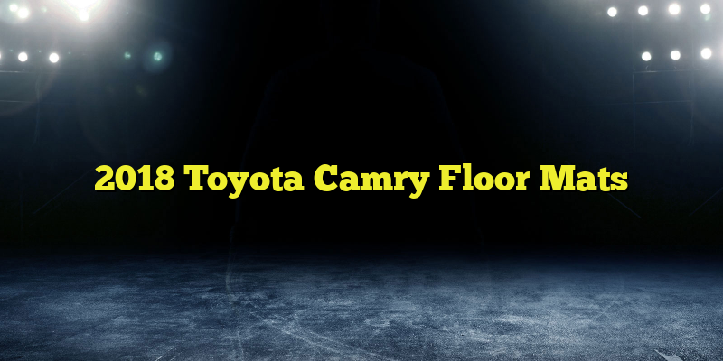 2018 Toyota Camry Floor Mats