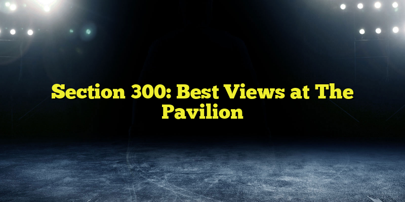 Section 300: Best Views at The Pavilion