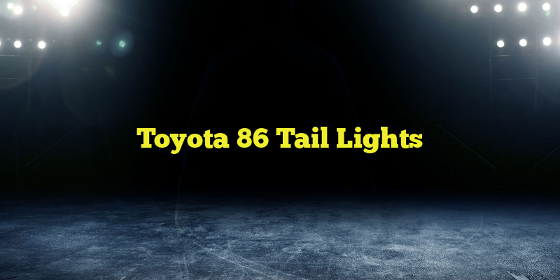 Toyota 86 Tail Lights