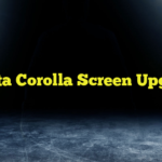 Toyota Corolla Screen Upgrade